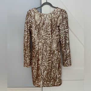 Hold sequin dress